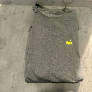 Masters Gray Tee with Yellow Logo
